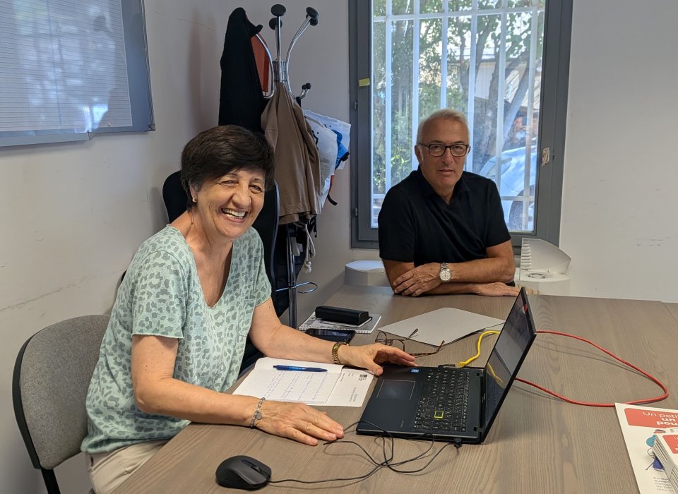 Patricia et Laurent en mécénat de compétences