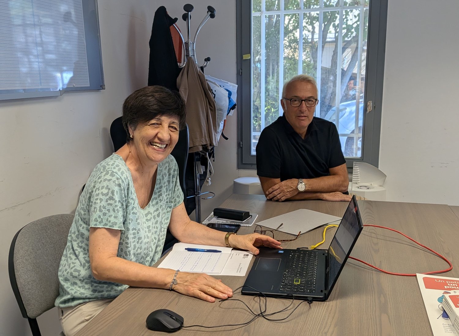 Patricia et Laurent en mécénat de compétences